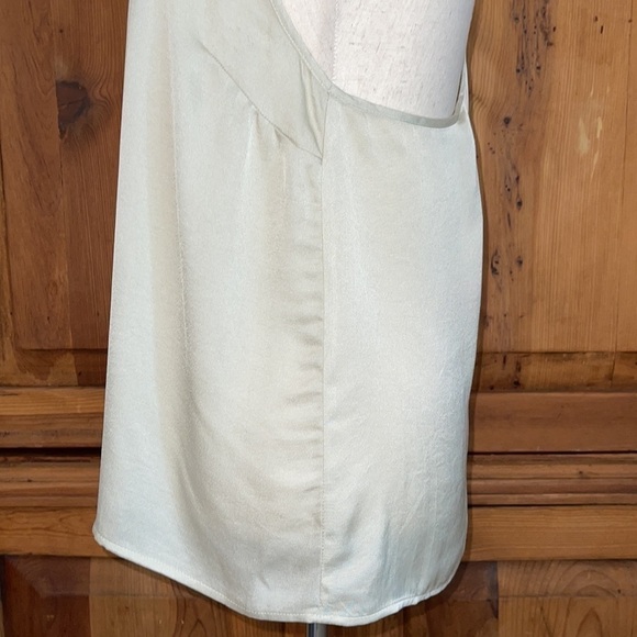 NWT Mango Satin Effect Viscose Sage Tank Camisole Blouse Sz. MD - Picture 7 of 16